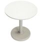 Zuo Modern Liora 28" Round Dining Table in White and Gray - Table Only, , large