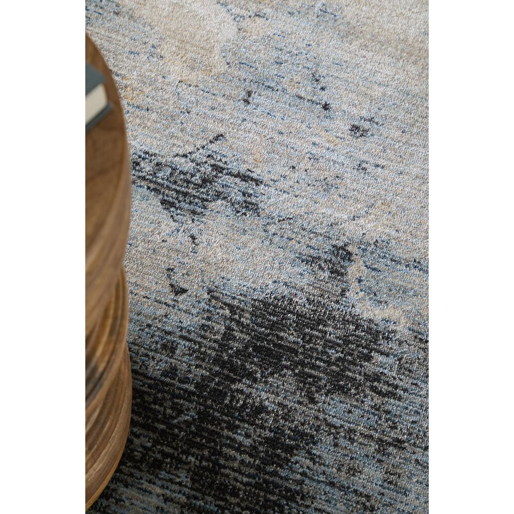 Feizy Sonora Blue and Beige 7'10" x 10'3" Area Rug, , large