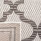 Safavieh Bermuda 2" x 8" Ivory and Grey Indoor/Outdoor Area Performance Rug, , large
