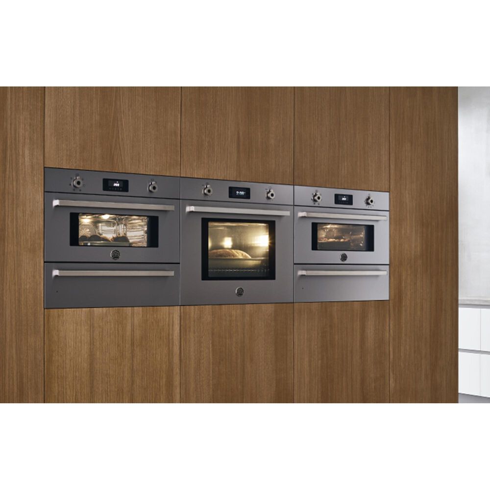 Bertazzoni 24" BuiltIn Microwave Oven in Black Nebraska Furniture Mart