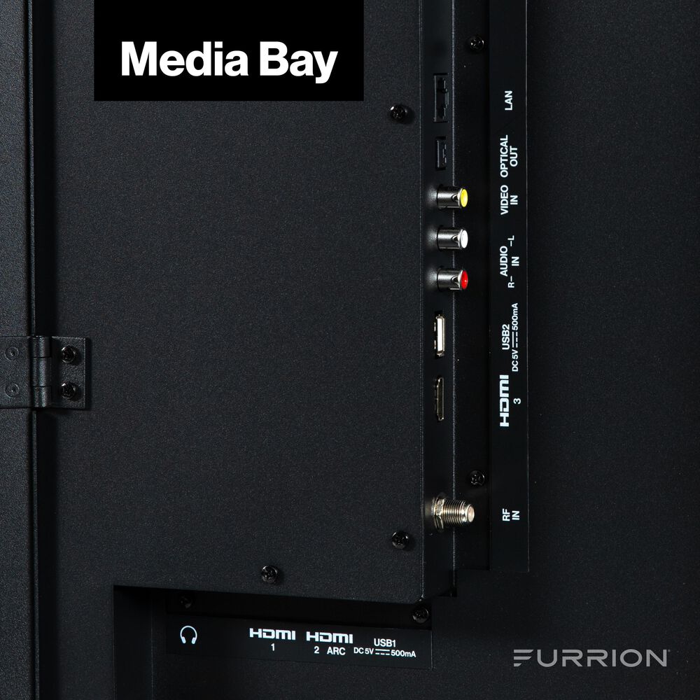 Furrion Aurora 55" Partial-Sun Premier 4K Outdoor Smart TV with 2.1 Outdoor Soundbar &amp; Wireless Subwoofer, , large