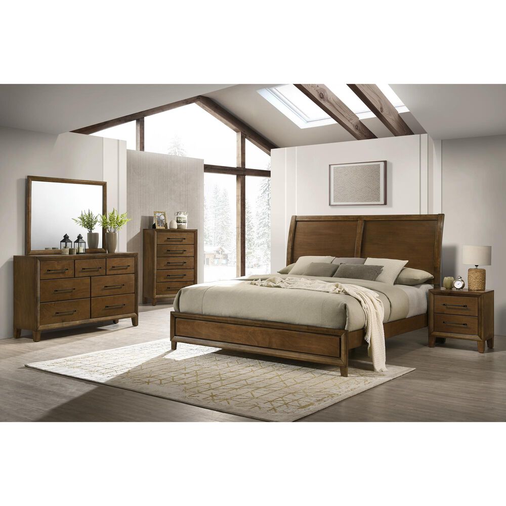 New Heritage Ballard California King Panel Bed in Walnut, , large