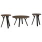 Ashley Elbrynn Occasional Table Set in Brown and Black (Set of 3), , large