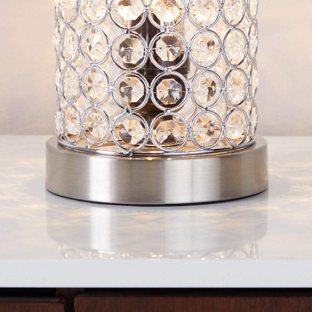 LumiSource Chandelier Uplight in Brushed Nickel and Chrome (Set of 2), , large