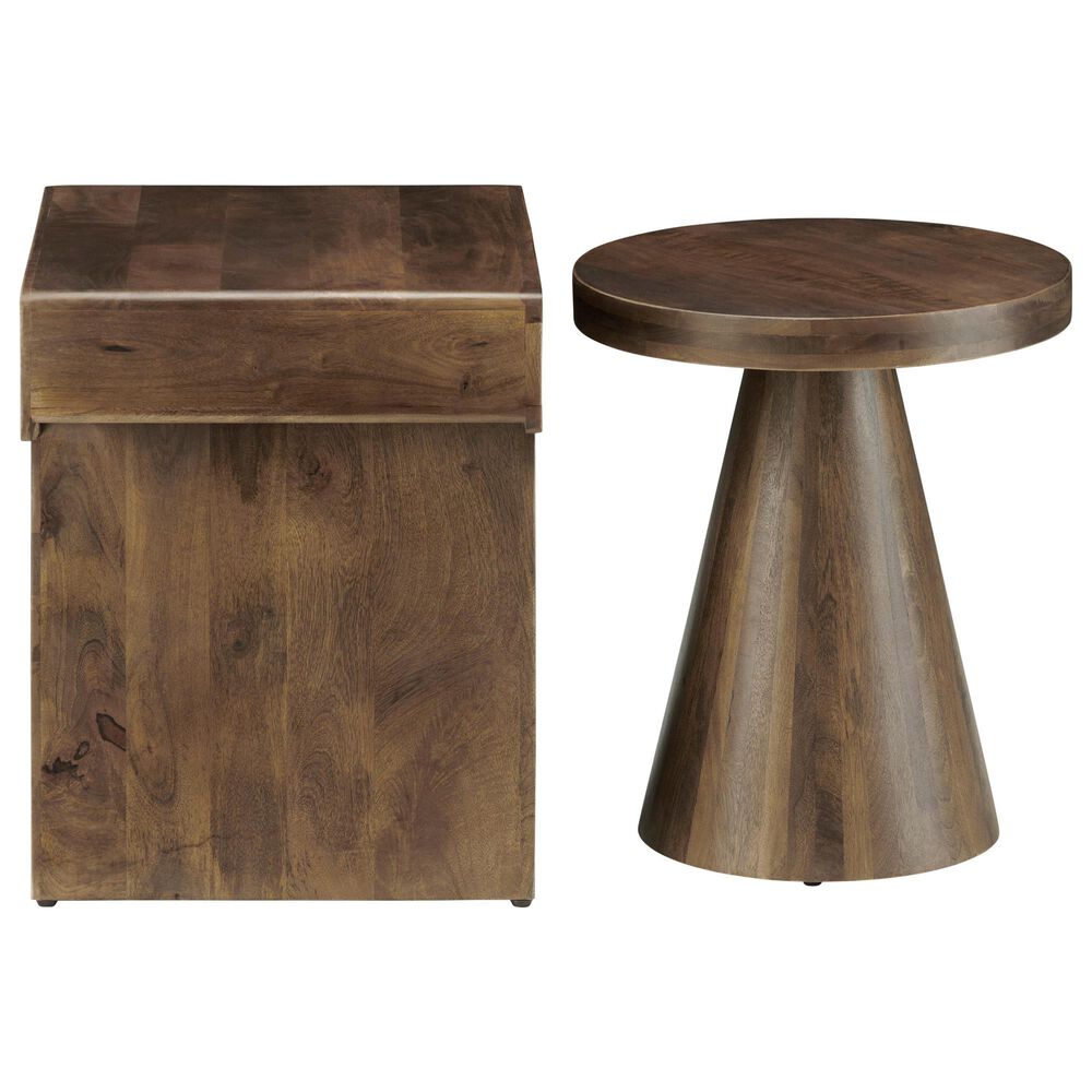 Slatehouse Keppler Nesting Tables in Brown, , large