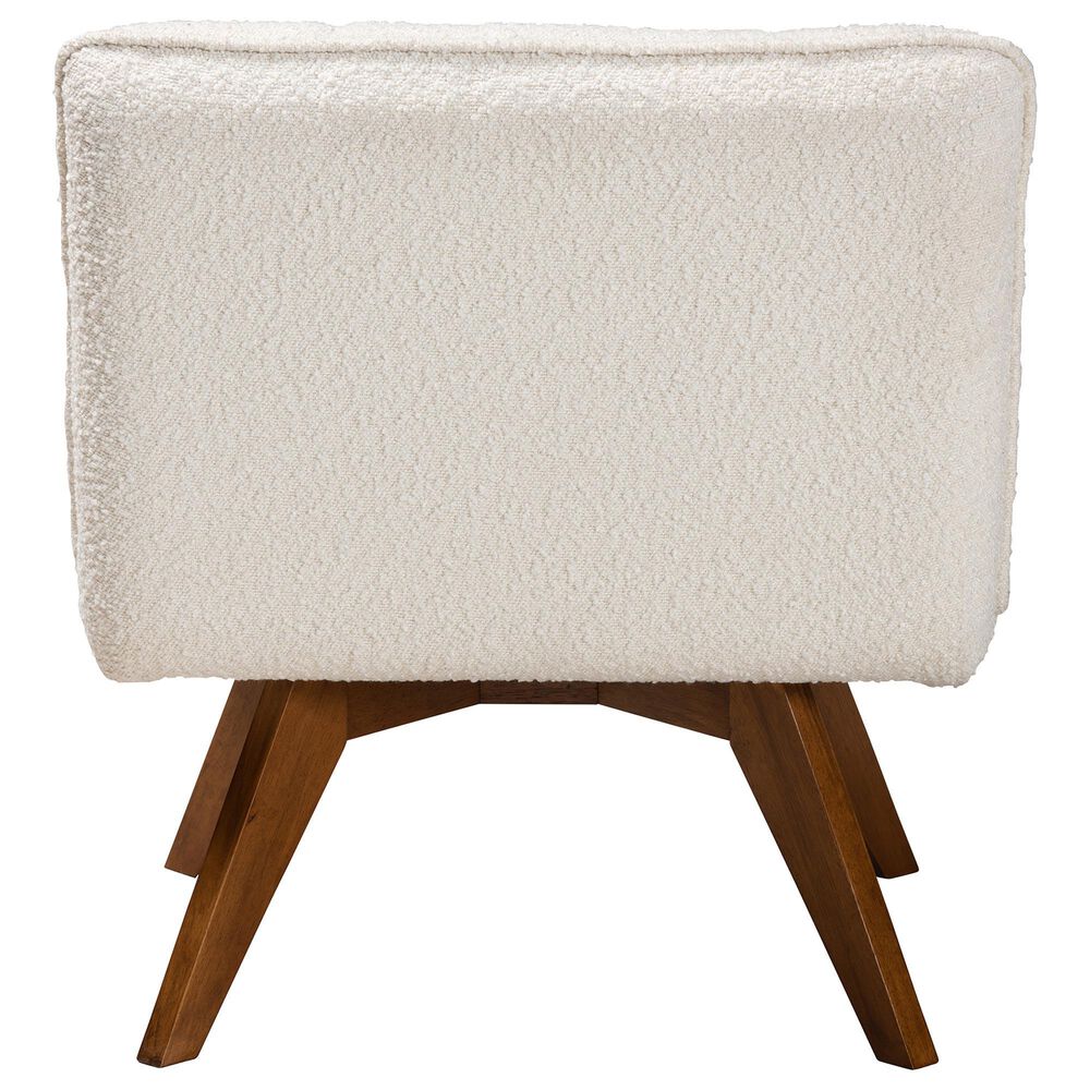 Baxton Studio Darielle Accent Chair in Cream, , large