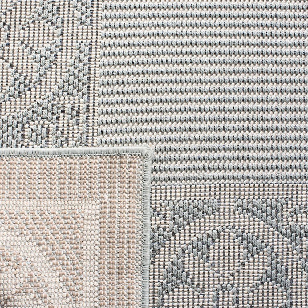 Safavieh Bermuda 4&#39; x 6&#39; Light Blue and Ivory Indoor/Outdoor Area Performance Rug, , large