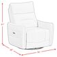 Mayberry Hill Deco Power Swivel Glider Recliner in Del Mar Cream, , large