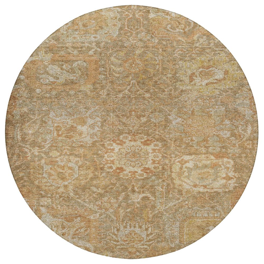 Dalyn Rug Company Tabrook TB10 Khaki 8" Round Area Rug, , large