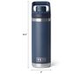 YETI Rambler 18 Oz Water Bottle with Flip Chug Cap in Pace Purple, , large