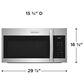Frigidaire Gallery 2-Piece Kitchen Package with 5.1 Cu. Ft. Gas Range and 30" Over-The-Range Microwave in Stainless Steel, , large