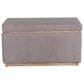 Linden Boulevard Blanche Rectangular Ottoman with Storage in Light Grey, , large