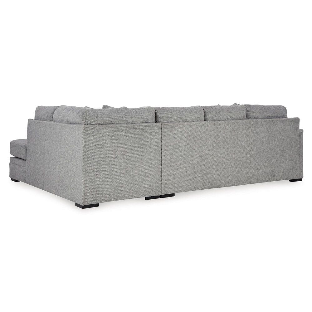 Ashley Casselbury 2-Piece Left Facing Sectional with Chaise in Cement, , large