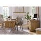 Riva Ridge Chateau Philippe Half Pedestal Desk in Cognac, , large