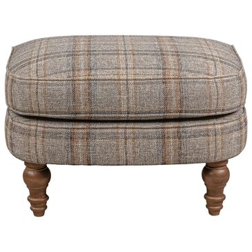 Smith Brothers Rectangular Ottoman in Blue, , large