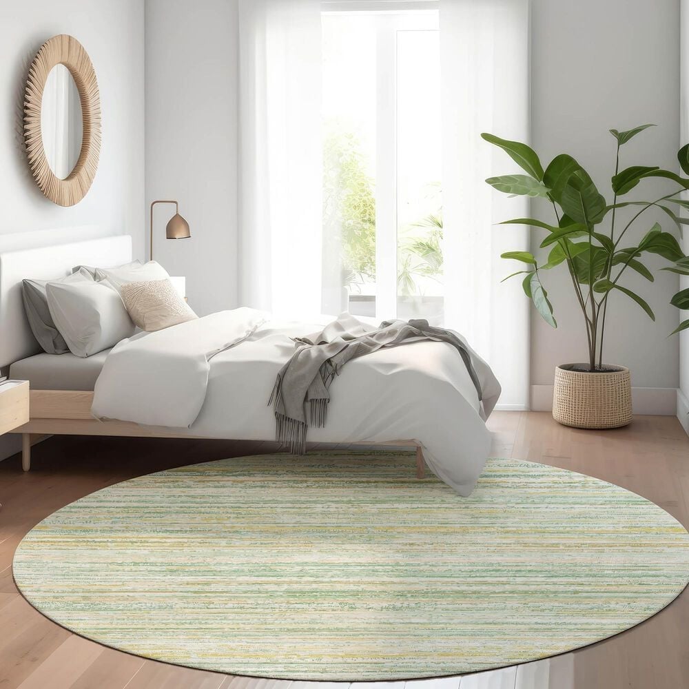 Dalyn Rug Company Kochi KC3 Mint 8&#39; Round Area Rug, , large