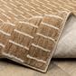 Oriental Weavers Oliver Rust and Beige 9"10" x 12"10" Area Rug, , large