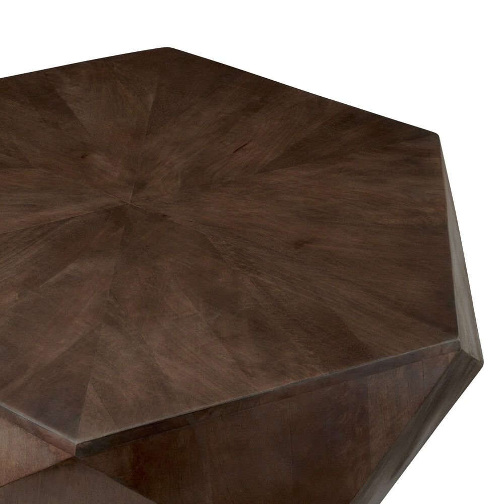 Slatehouse Pleasant Hill Hexagonal Cocktail Table in Brown, , large