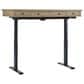 Riva Ridge Emerson 60" Lift Desk in Light Elm and Black, , large