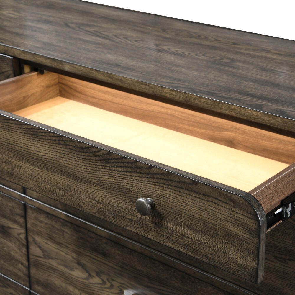 New Heritage Design Rex 8-Drawer Dresser in Walnut, , large