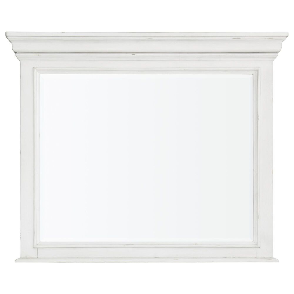 Ashley Kanwyn Dresser Mirror in Whitewash, , large