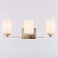 Vaxcel Park Ridge 3-Light Bathroom Vanity in Champagne Gold, , large