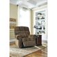Signature Design by Ashley Ernestine Power Lift Recliner in Truffle, , large