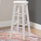 Linon Home Decor Abby 29" Bar Stool in White, , large