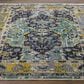 Surya Festival 12" x 15" Denim, Ink Blue, Teal, Tan and Ivory Area Rug, , large
