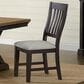 Mayberry Hill Montrose Side Chair with Light Grey Fabric in Espresso, , large