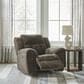 Ashley Frohn Manual Rocker Recliner in Chocolate, , large