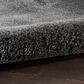 Nourison Dreamy Shag Solid 9" x 12" Grey Area Rug, , large