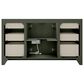 37B Lucerne 60" Single Bathroom Vanity in Deep Olive Green with Marble Top and Backsplash, , large
