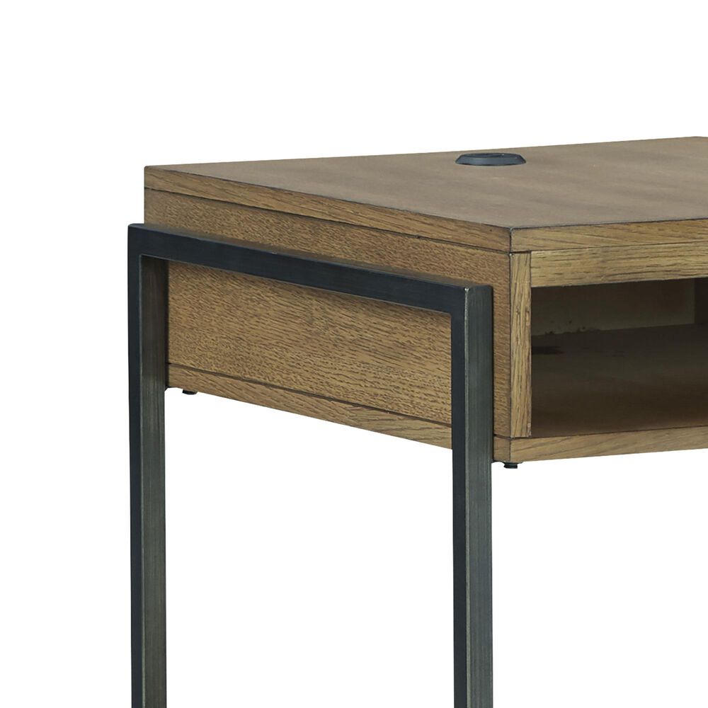 Ashley Fridley Square End Table in Black and Natural, , large
