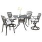 Homestyles Grenada 5-Piece Dining Set in Gray, , large