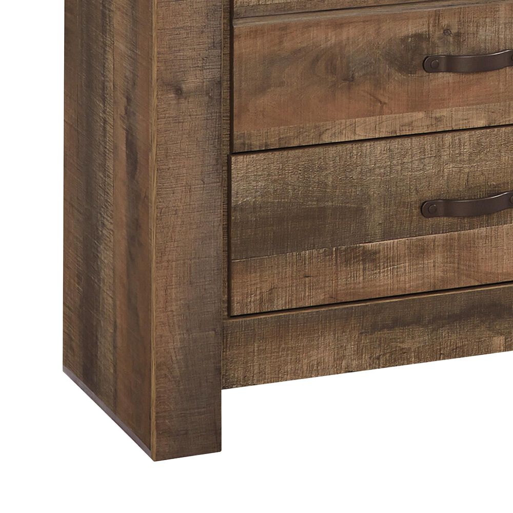 Ashley Trinell 4-Piece Full Bedroom Set in Brown, , large
