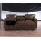 Global Furniture USA Reversible Pull-Out Sofa Bed with Chaise in Coffee, , large