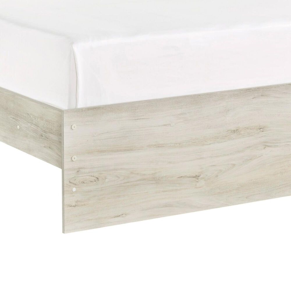 Ashley Cambeck King Panel Bed in Whitewash with Lighting, , large
