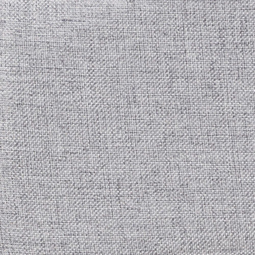 Baxton Studio Iden Queen Panel Headboard with Light Grey Fabric in Walnut Brown, , large