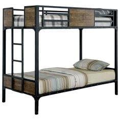 Furniture of America Clapton Twin over Twin Bunk Bed