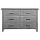 Oxford Village Willowbrook 3- Piece Nursery Set with 4 -In -1 Convertible Crib, Dresser and Changer Top in Graphite Gray, , large