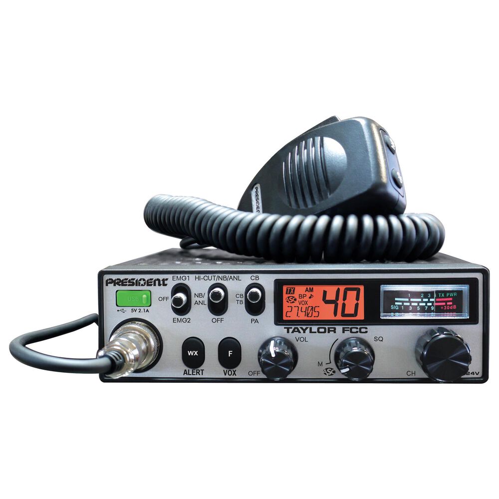 President Electronics Cb Radio Compact Size Fcc Usb 7Color, , large