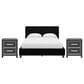 Ashley Zuraleus Queen Upholstered Platform Bed with Two Nightstands in Matte Black, , large