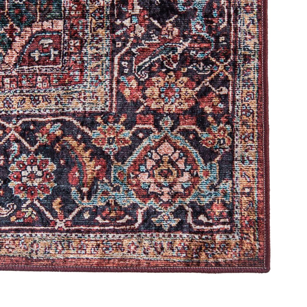 Momeni Karachi KAR-4 5&#39; x 8&#39; Burgundy Area Rug, , large