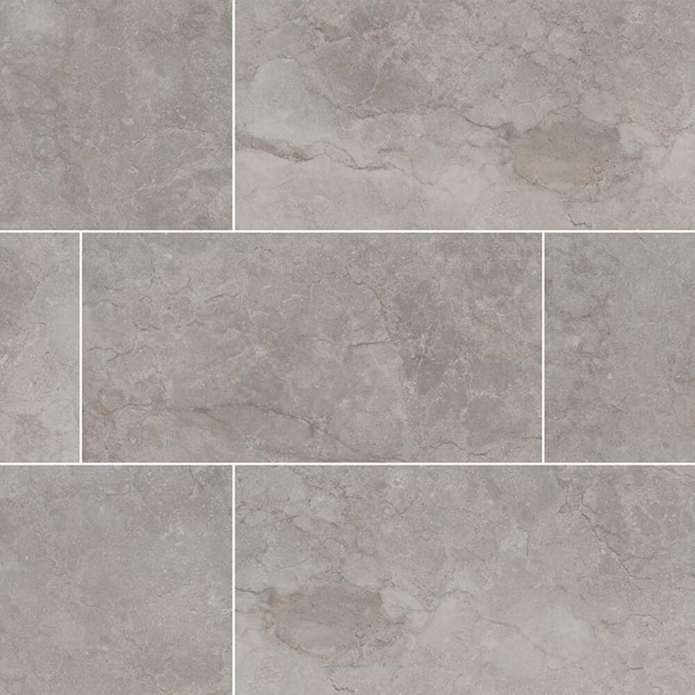 MS International Ansello Grey 12" x 24" Ceramic Tile, , large