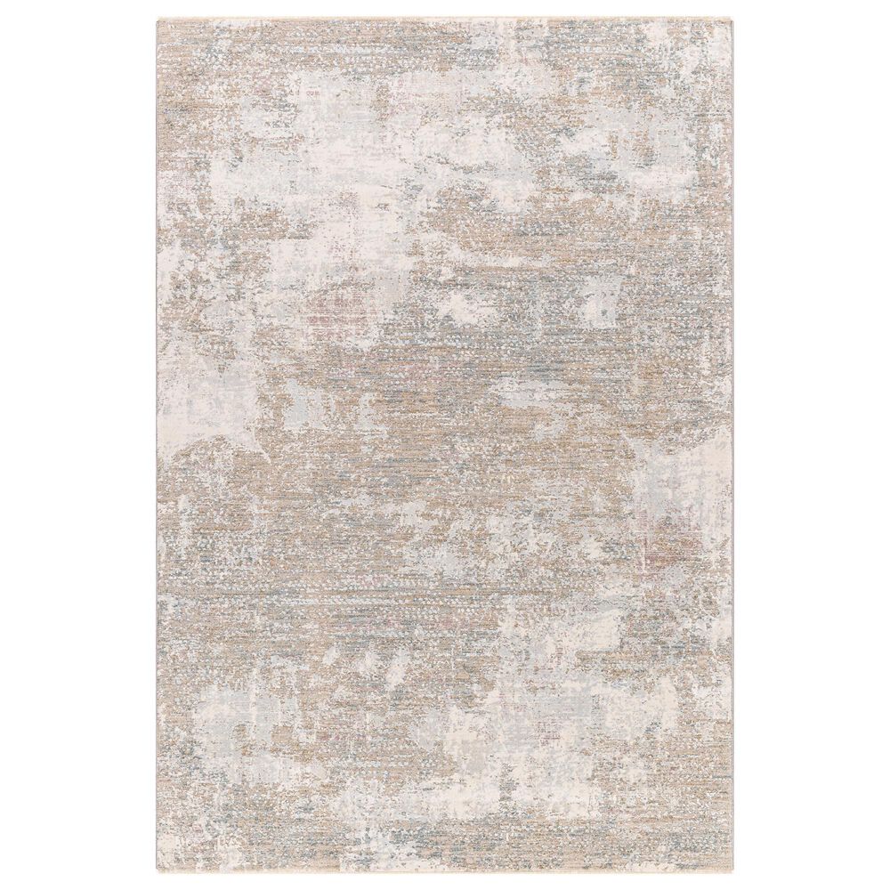 Surya Brunswick 9" x 12"2" Cream, Tan, Blue, Taupe, Dusty Pink and Seafoam Area Rug, , large