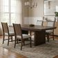 Furniture of America Virex Extendable 5-Piece Dining Table Set in Dark Walnut, , large