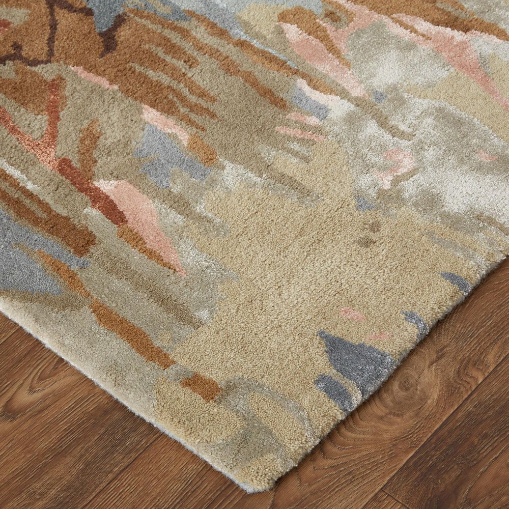 Feizy Dafney 5&#39; x 8&#39; Beige and Multicolor Area Rug, , large