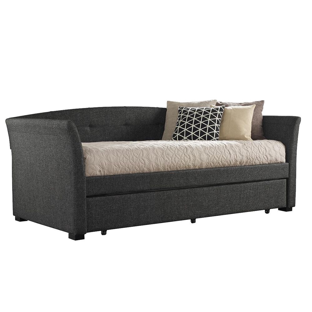 Richlands Furniture Morgan Twin Daybed with Trundle in Onyx Linen, , large