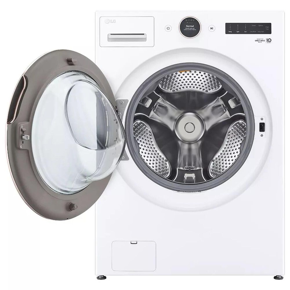 LG 5.0 Cu. Ft. Washer and Gas Dryer in White , , large
